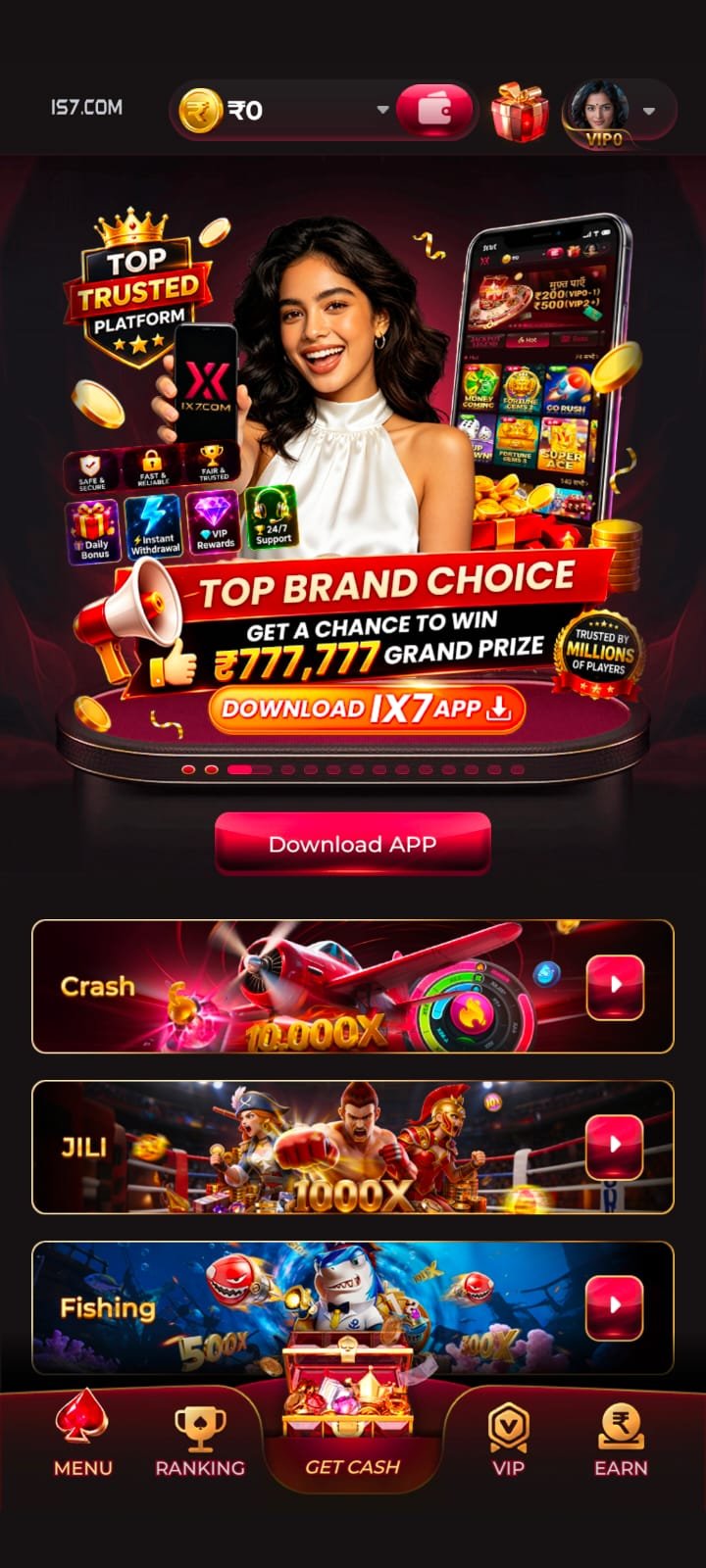 IS7 Game APK official Download, registration, APK download, and latest features.